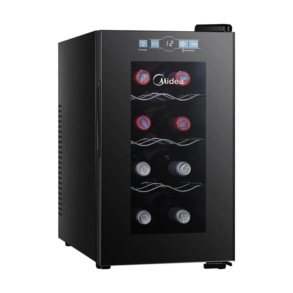 Adega Climatizada de Vinho 8 Garrafas Bivolt Midea