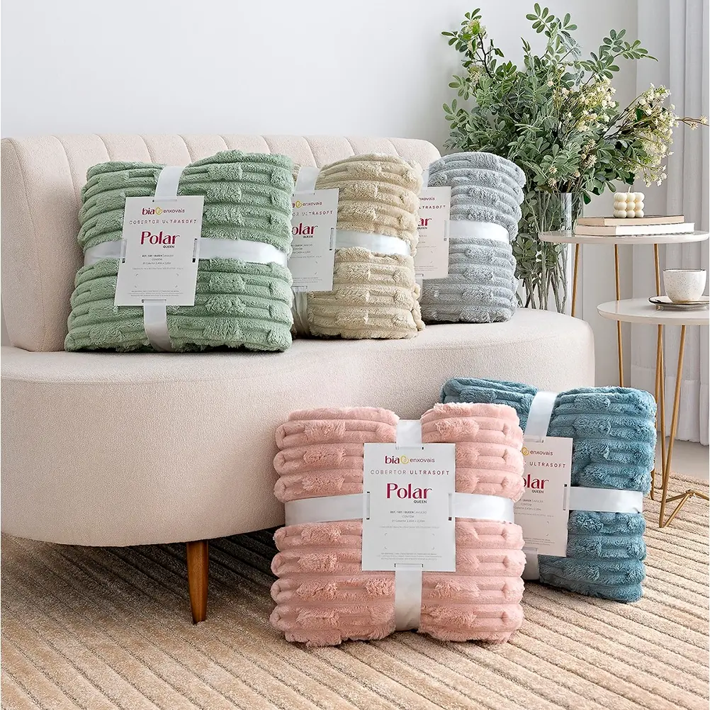 Cobertor Queen Avulso 2,20m x 2,40m Manta Flannel Polar