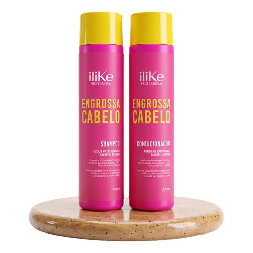 Ilike Engrossa Cabelo Original Crescimento + Volume - 2 Prod