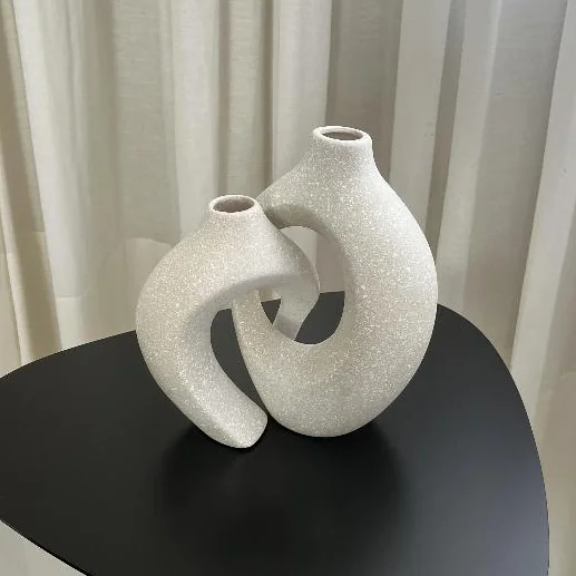 Kit Dupla Vaso Monaco Decoração Casa Sala Escritório