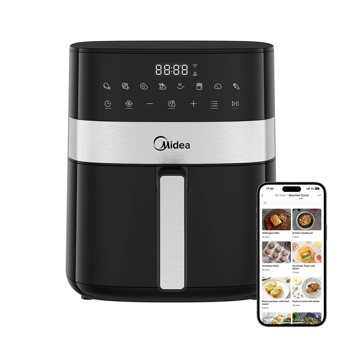 Fritadeira 6L SMART CHEF PLUS MIDEA 220V/60Hz