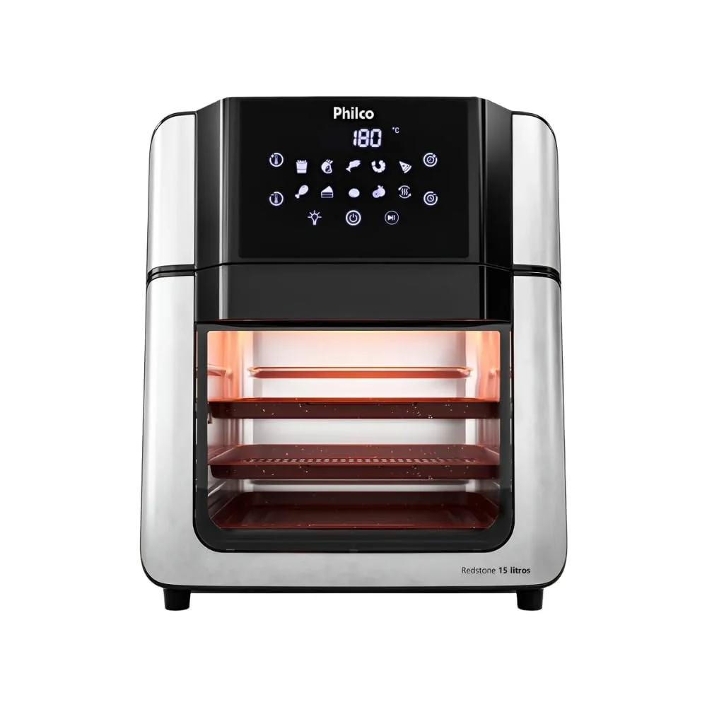 Fritadeira Air Fryer Oven Philco 15L Painel Digital PAF15A 127V