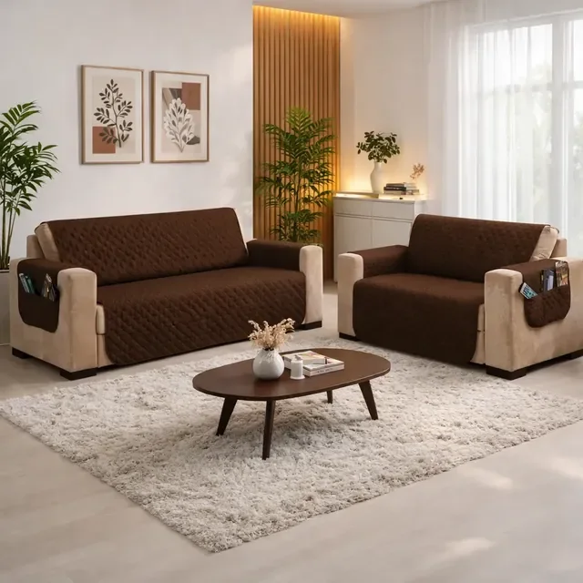 Kit Protetor De Sofá 3 E 2 Lugares Matelado Liquidação