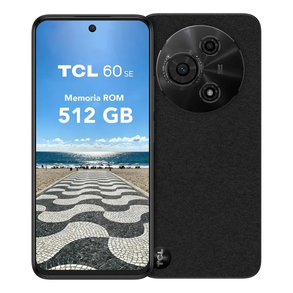 Tcl Smartphone 60 Se 4g, Octa Core, 512gb 18gb Ram (8+10), 6.7 Hd+ 90hz, Nfc, Dual Sim, 50mp Preto