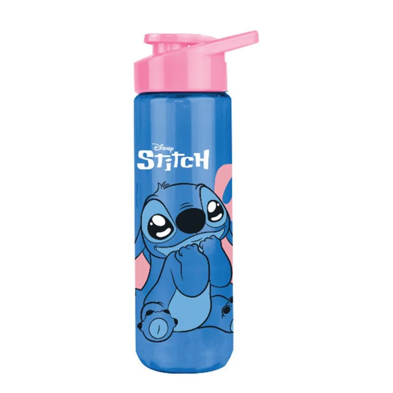 Garrafa Squeeze Infantil 700ml Stitch Ideal para Escola Passeios e Atividades Externas
