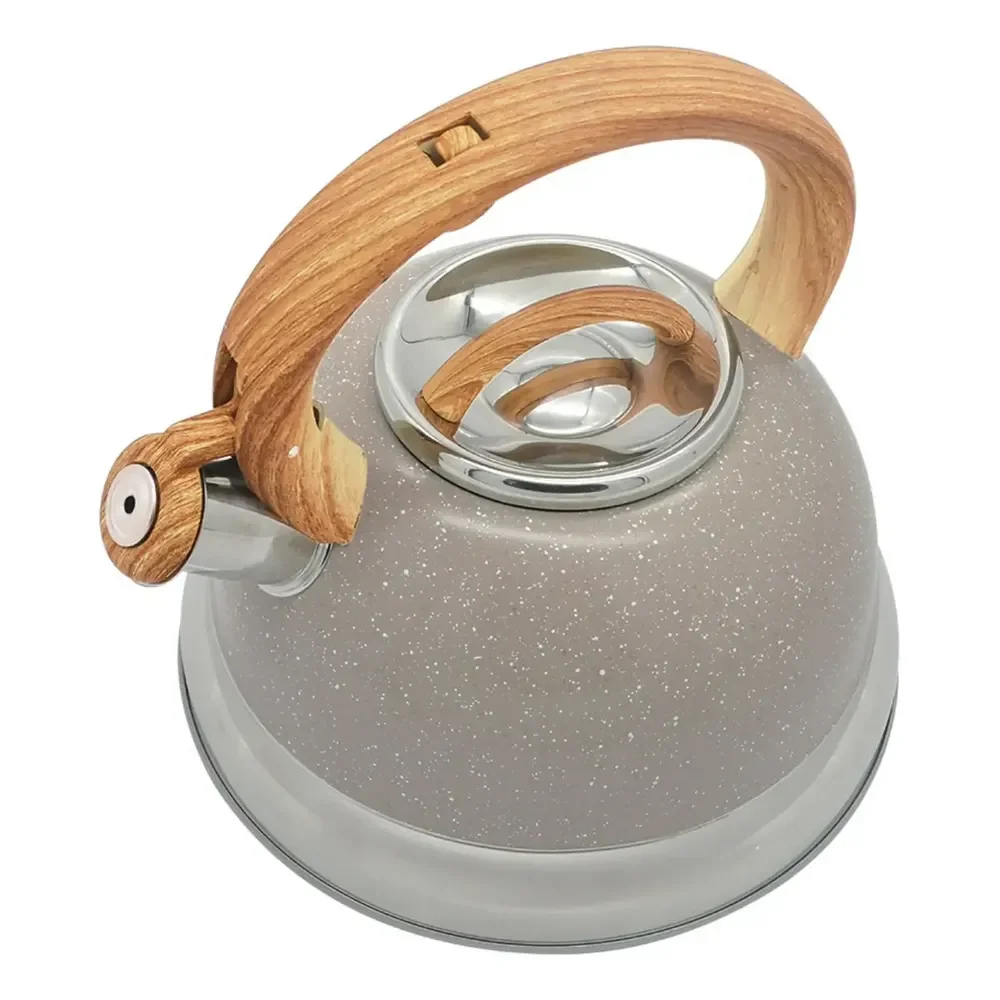 🧡 Chaleira Com Apito Brinox 2,7 L Roma  Areia