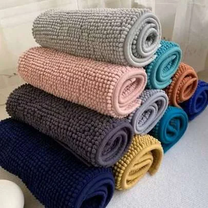 Tapete Bolinha 40x60 Antiderrapante Sintético Linha Luxo Extra Macio Porta / Banheiro