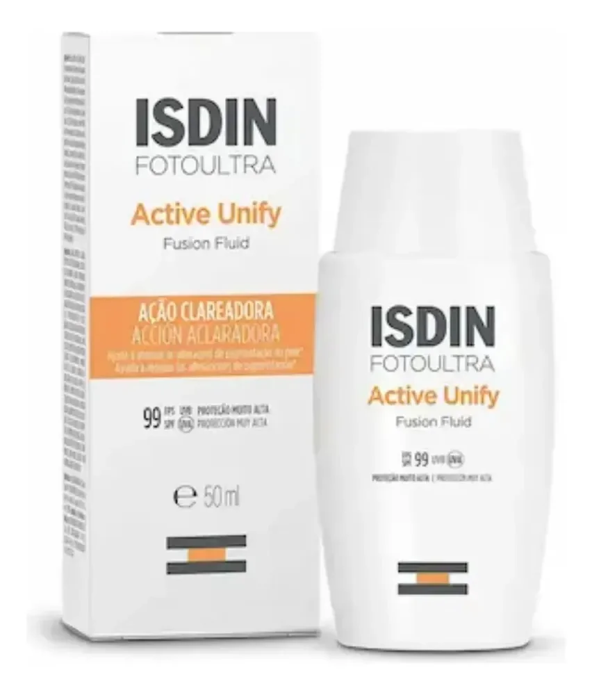 ISDIN Clareador Facial Foto Ultra Active Unify Sem Cor FPS 99 - 50ml