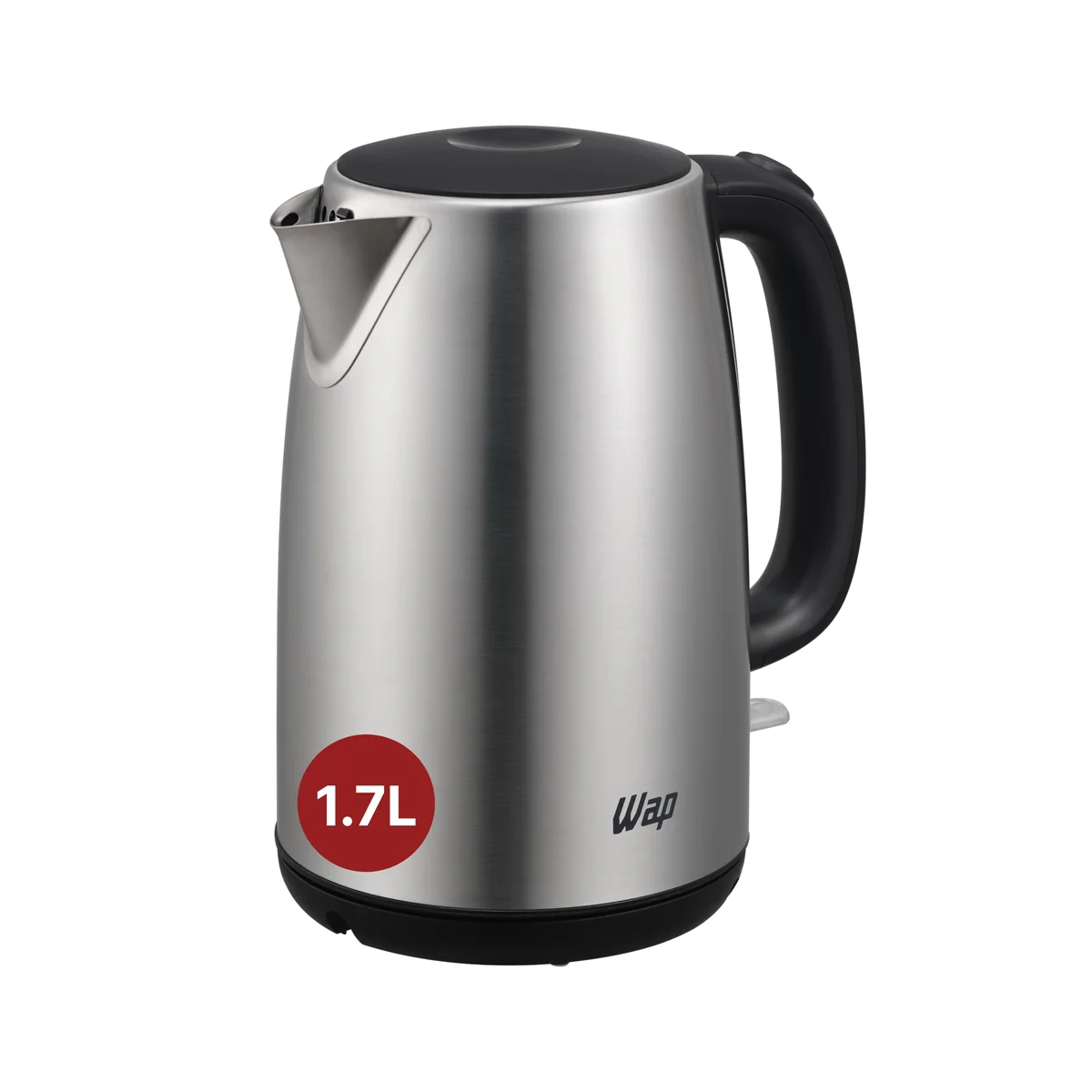 WAP Chaleira Elétrica WCE1 com Base Giratória 1,7 Litros, Filtro que Retém Impurezas, Indicador Nível D'Água, 1200W 127V