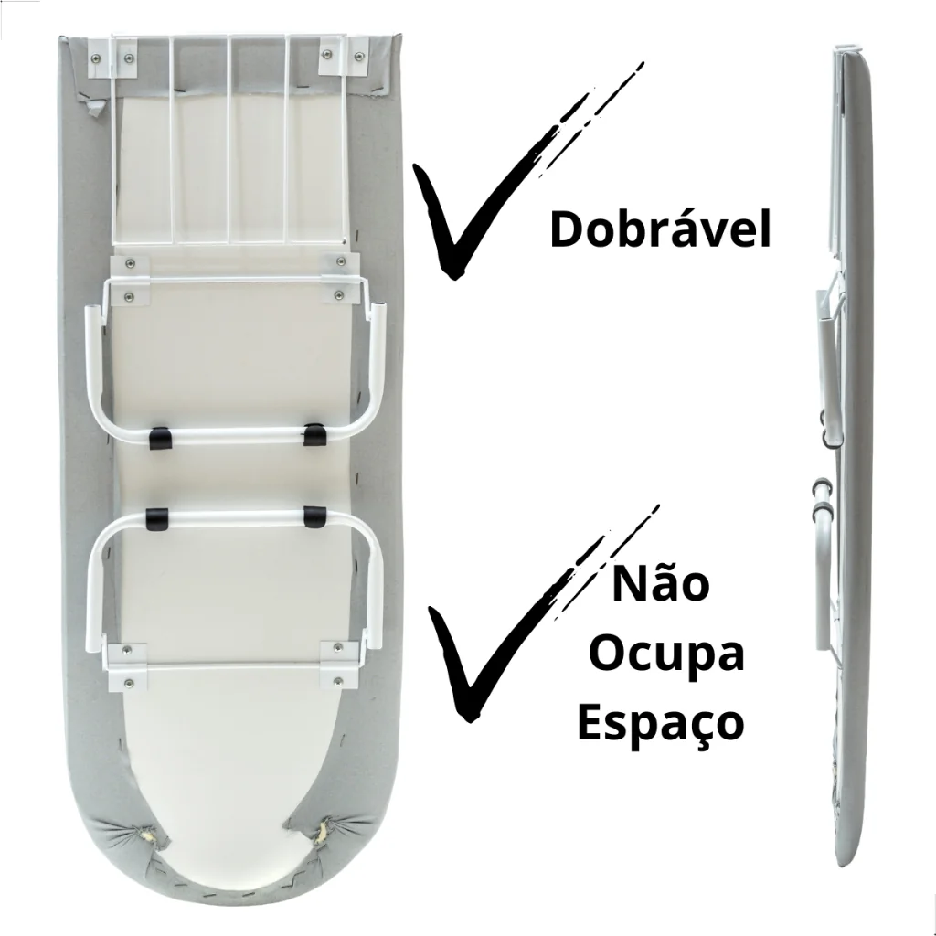 🛍 Mesa de Passar Roupa Portátil Compacta com Suporte Ideal para Viagens e Lavanderia Aço Reforçada Envio Imediato
