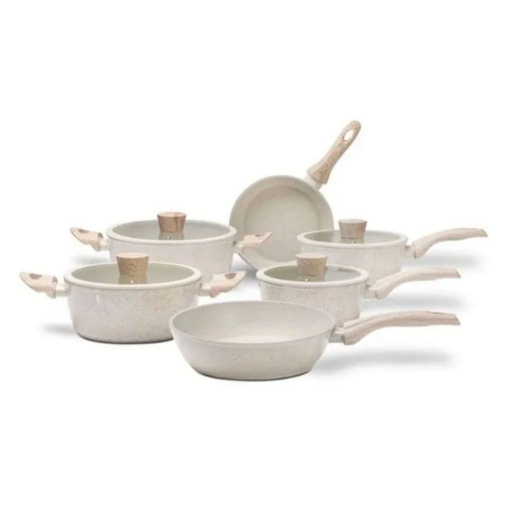 Jogo de Panelas Ceramic Life 6 Peças Sirius Antiaderente Indução