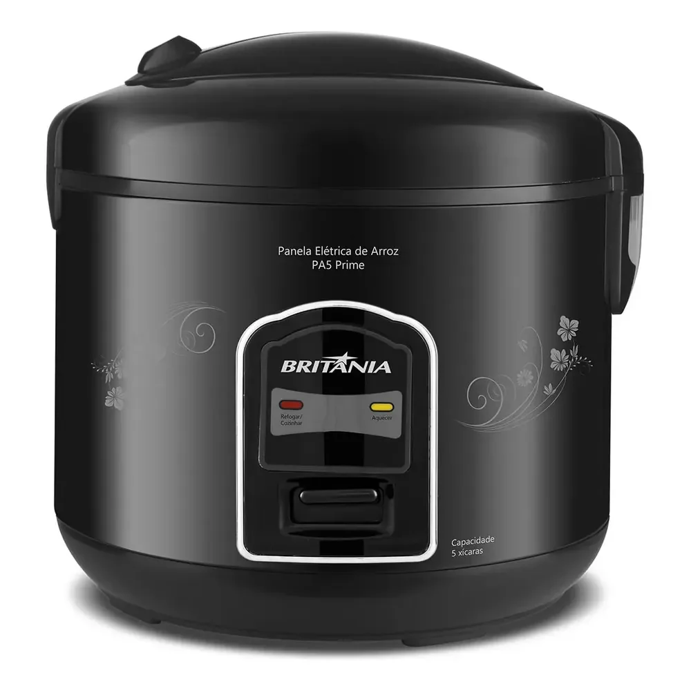 Panela De Arroz Britânia Pa5 Prime Preta Preto 220v