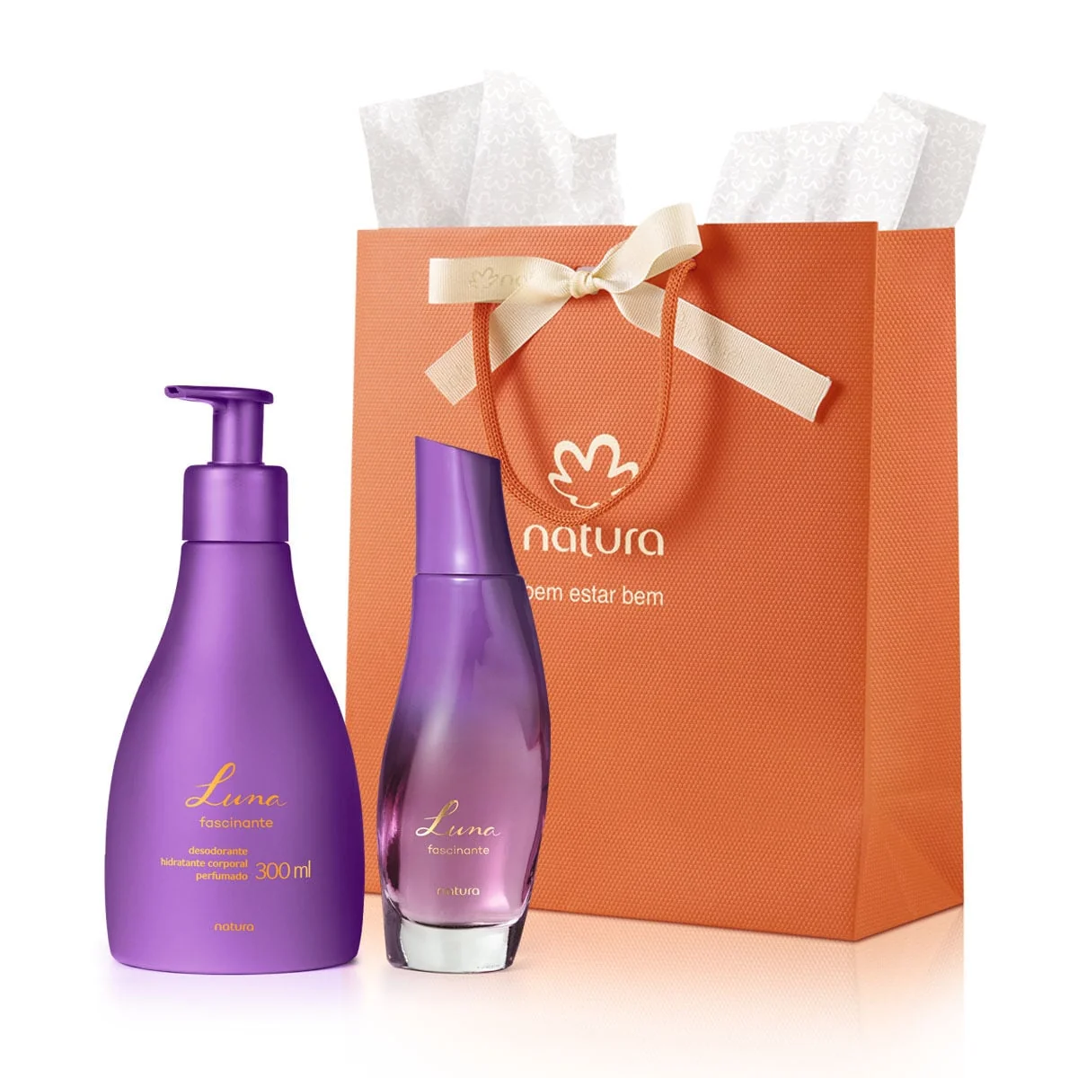 Presente Namorados Colônia 75ml + Hidratante Luna Fascinante