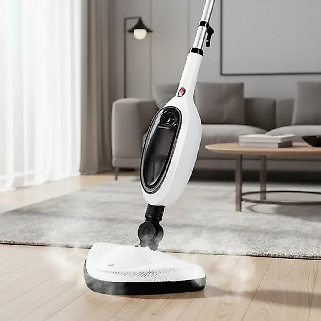 Mop a Vapor 12 em 1 Multifuncional com Acessórios para Limpeza de Pisos, Carpetes e Estofados - No Brasil