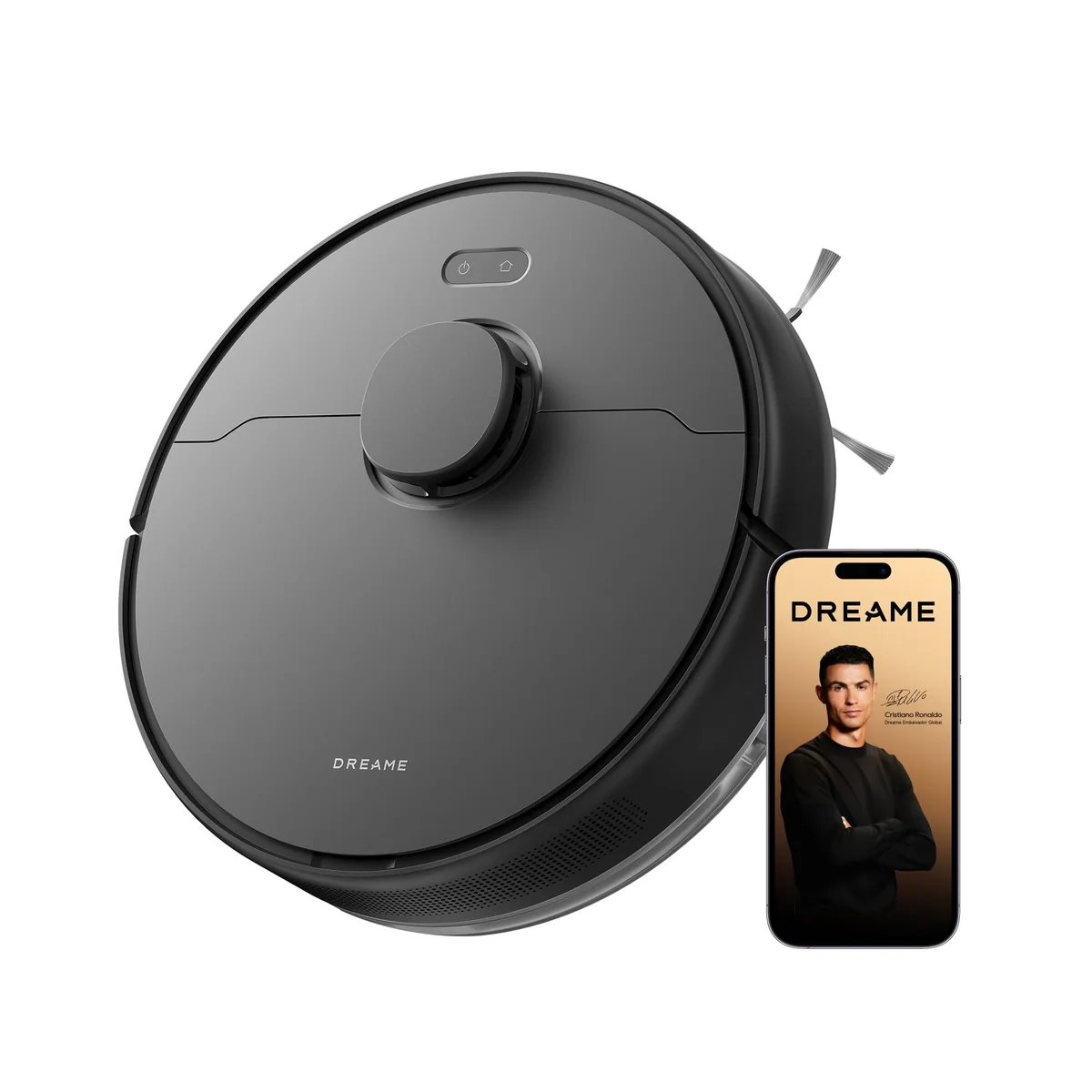 DREAME D9 Max Gen 2 Robô Aspirador de Pó e Passa Pano, 6000Pa, Para Pisos e Pelos de Pets, 285 Min Autonomia, Navegação LDS 360°,Mapeamento Multinível, App/Voz(Alexa/Google), Bivolt