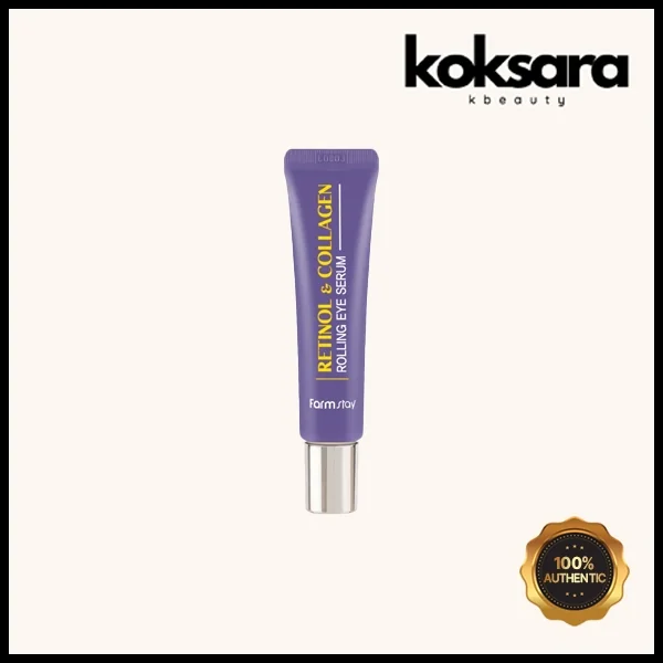 Farmstay Retinol & Collagen Rolling Eye Serum 25ml