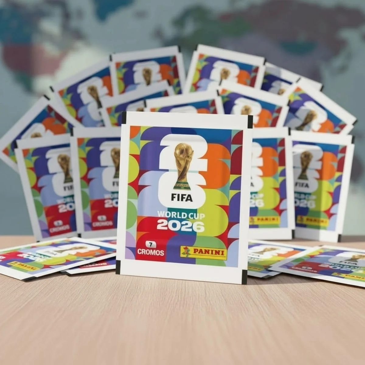‼️ Kit Com 140 Figurinhas com 20 Envelopes Copa Do Mundo 2026 Panini Oficial LuvinCo