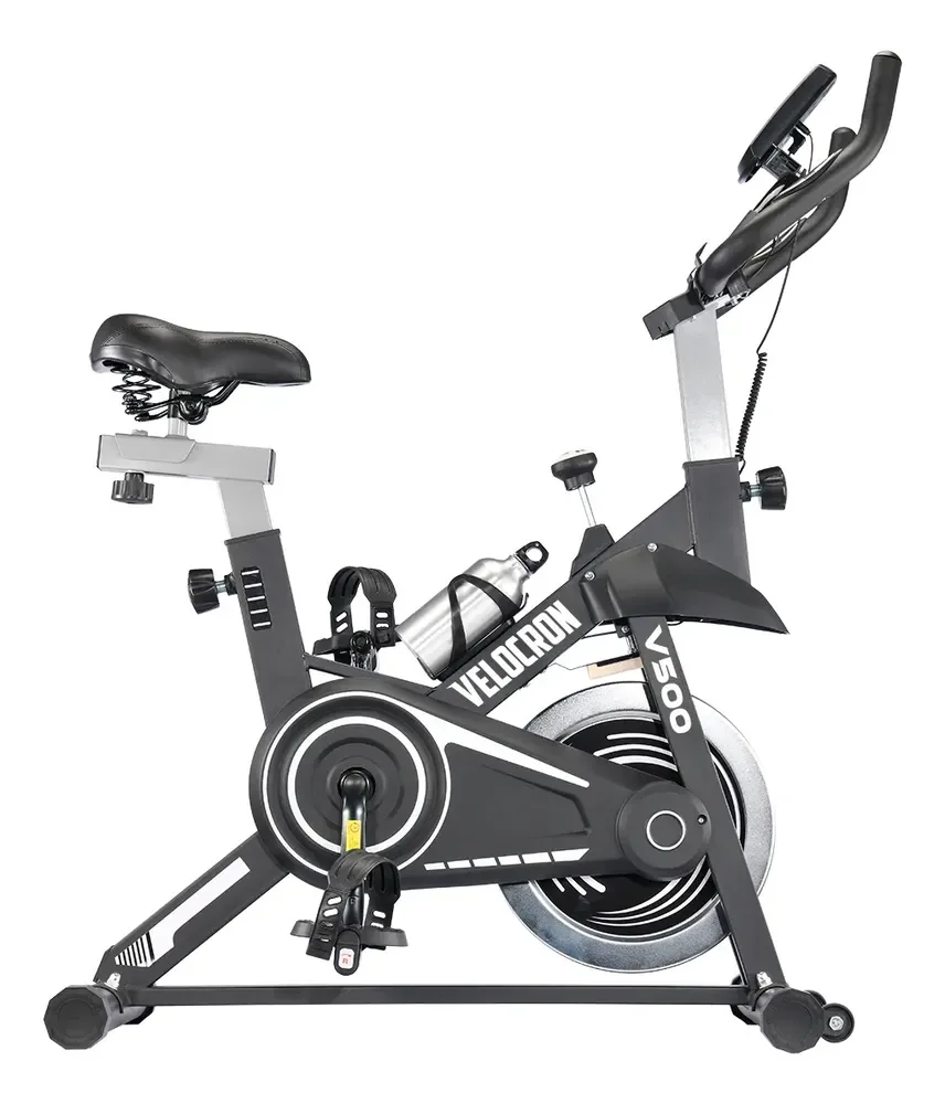 Bicicleta Ergométrica Spinning Inércia 5kg Velocron V500 Preto