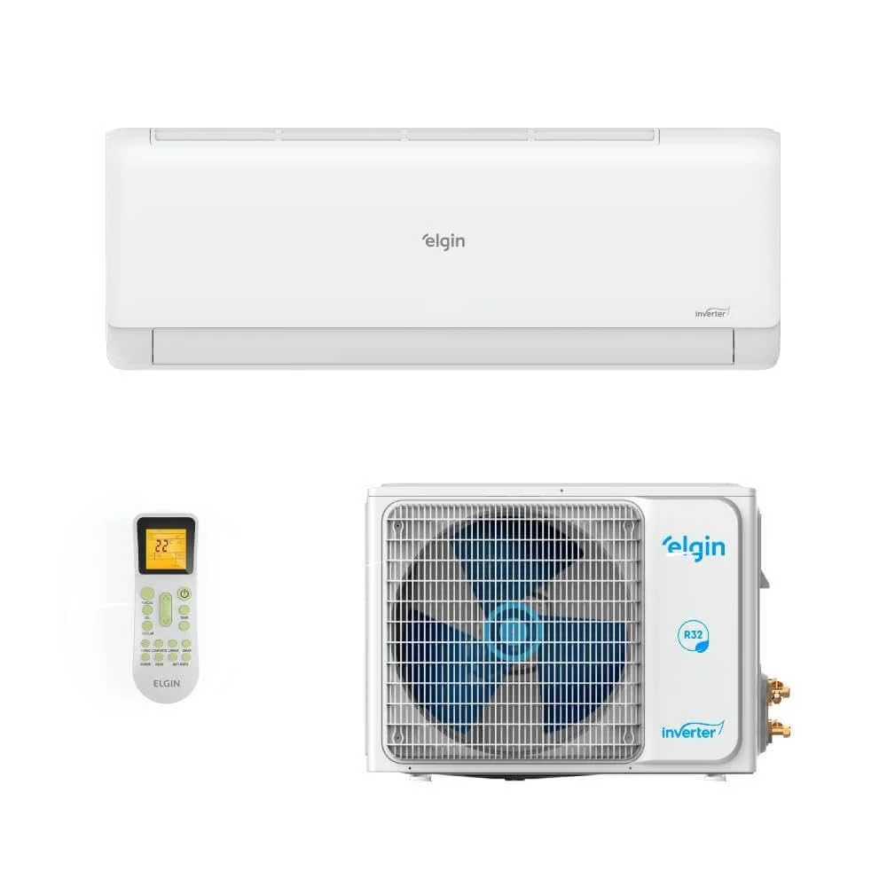 Ar Condicionado Split Hi Wall Inverter Elgin 24000 Btus Quente e Frio Eco Inverter Ii Wi-fi C 220v