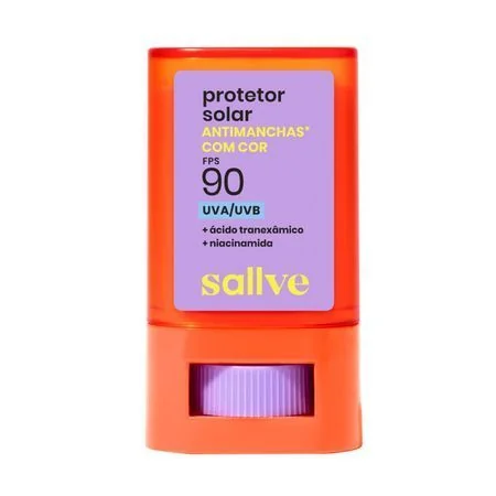 Protetor Solar Bastão Sallve Antimanchas com Cor Fps 90