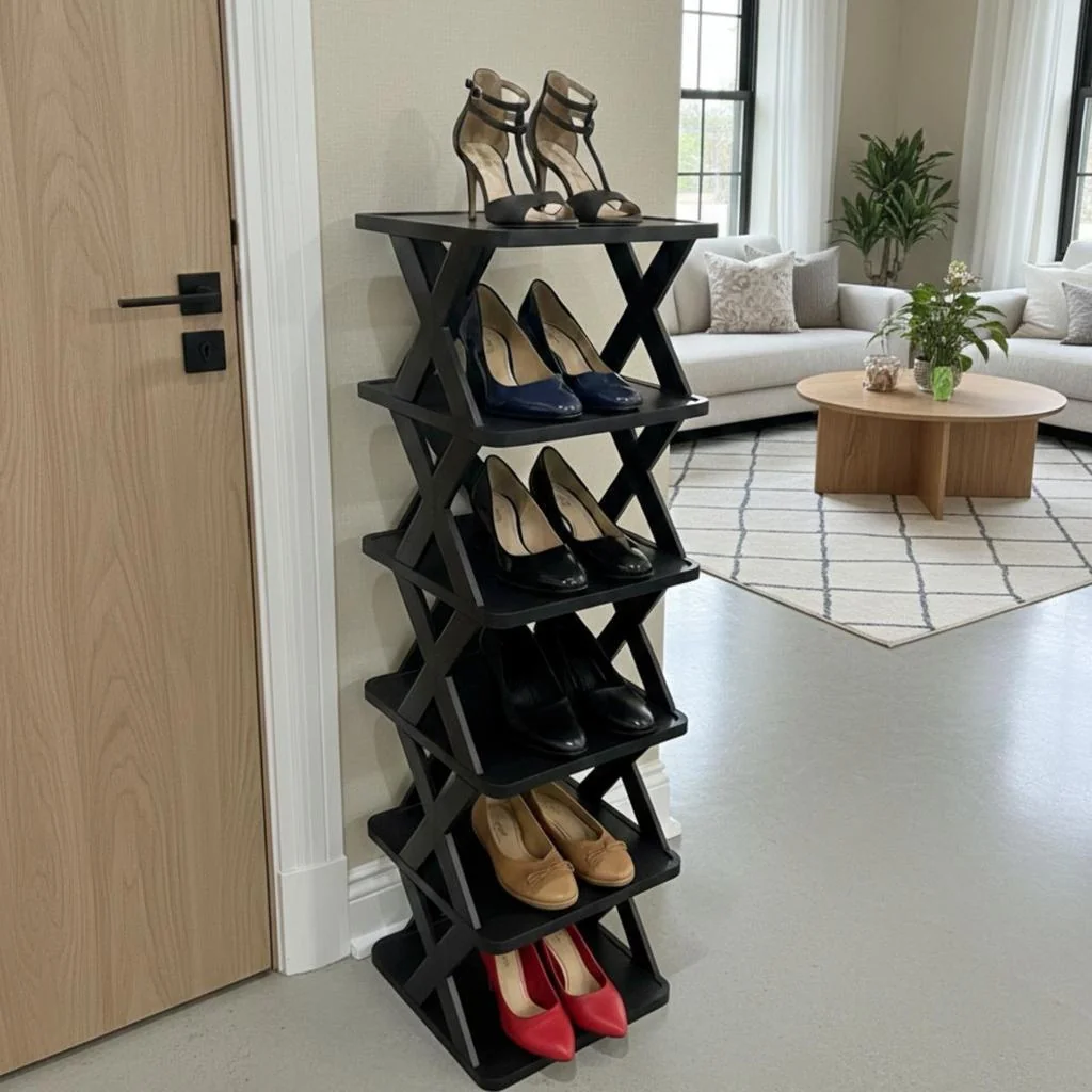Sapateira Multifuncional Simples Organizador de Sapatos Andares Diversos Desmontável