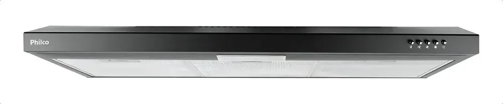 Depurador E Exaustor Philco 80cm Pdr80p 3 Velocidades Preto