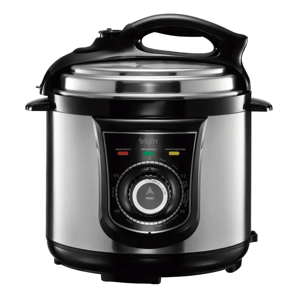 Panela Pressão Elétrica Elgin 42ppr 4 Litros 840w Aço Inox