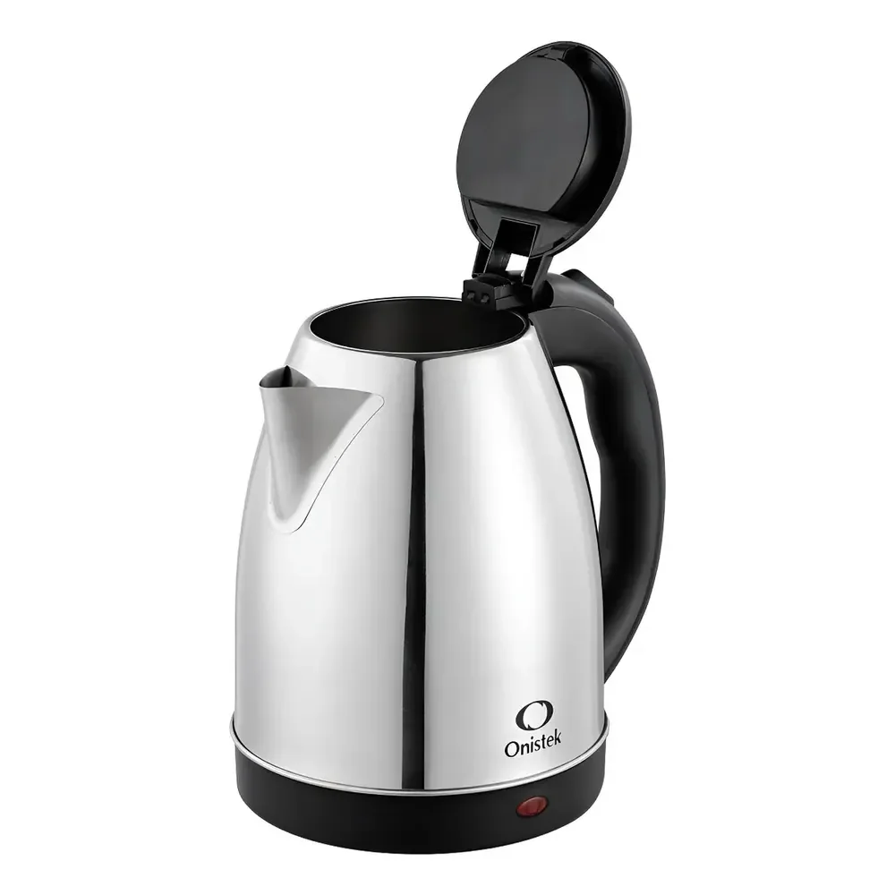 Chaleira Elétrica Onistek 1.8l Inox Desligamento Automático Prateada Prateado 127v
