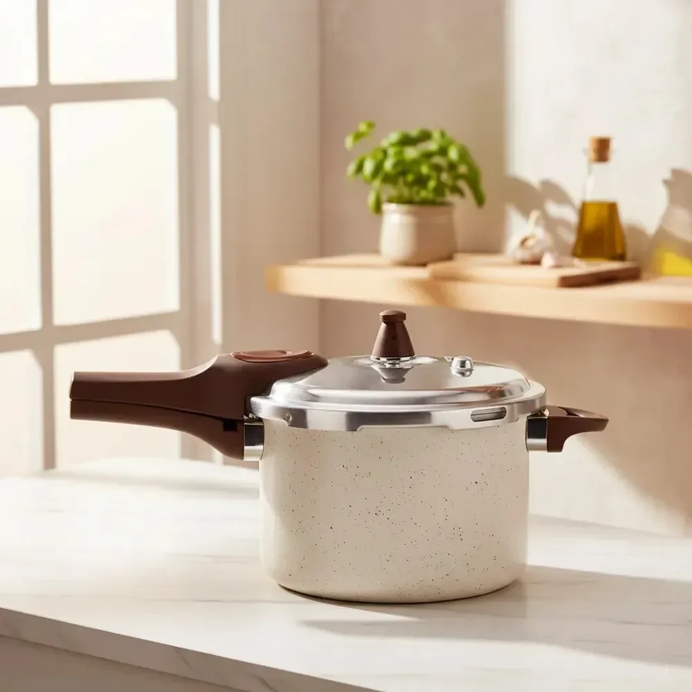 Panela De Pressão Brinox Pressure 4,2l Ø20 X 14,5 Cm Vanilla Baunilha