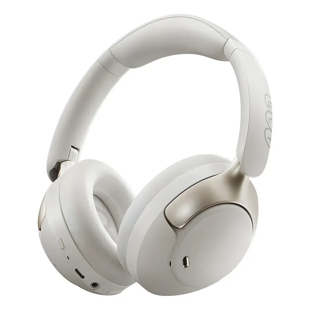 Headset Qcy H3 Pro Anc 50db Bluetooth 5.4 Multiponto 55h Cor Branco