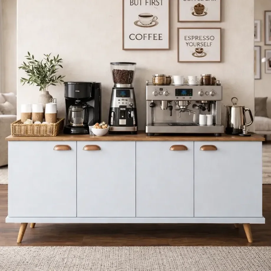 Aparador Classic Bestdrop Para Sala De Jantar E Cozinha Branco