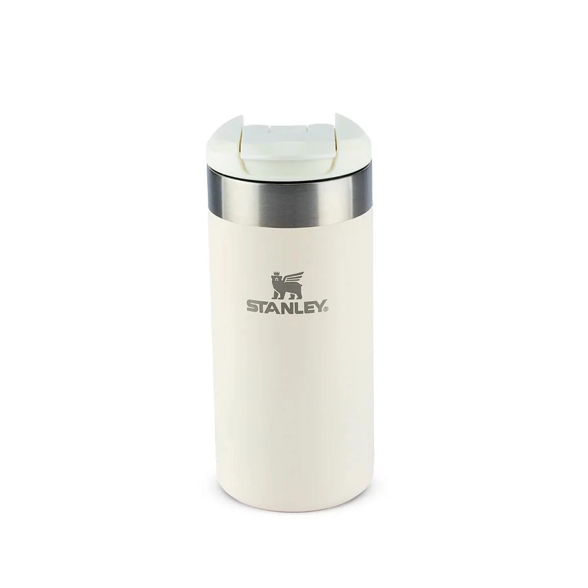 Stanley - Garrafa Térmica AeroLight Transit, garrafa isolada em vácuo para café, chá e bebidas, em aço inoxidável leve, 354ml, Cream