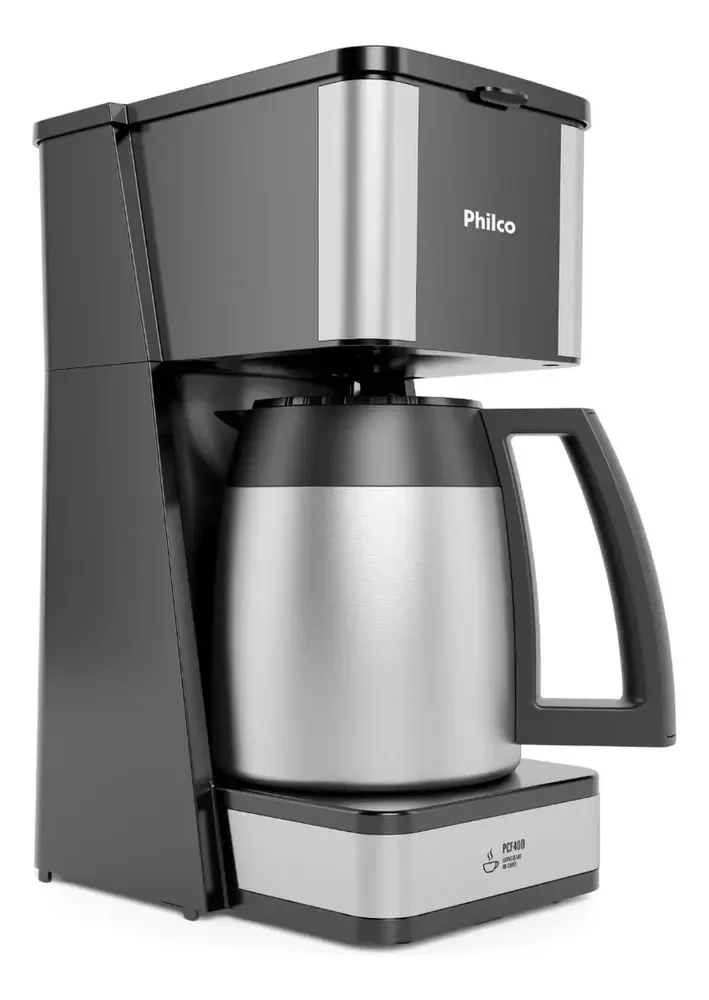 Cafeteira Philco 40 Cafezinhos 1,6l Jarra Em Inox Pcf40d Preto