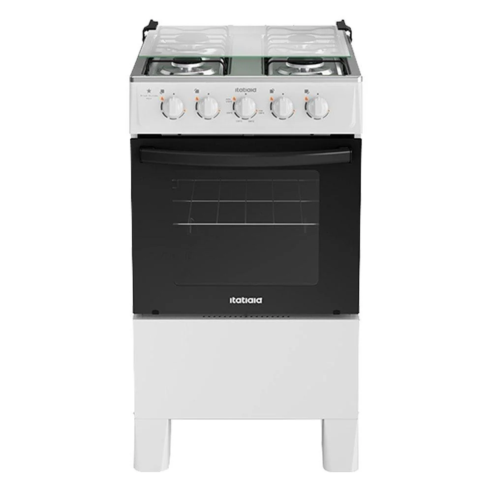 Fogão de Piso Itatiaia 4 Bocas Star Clean New | Acendimento Manual, Branco