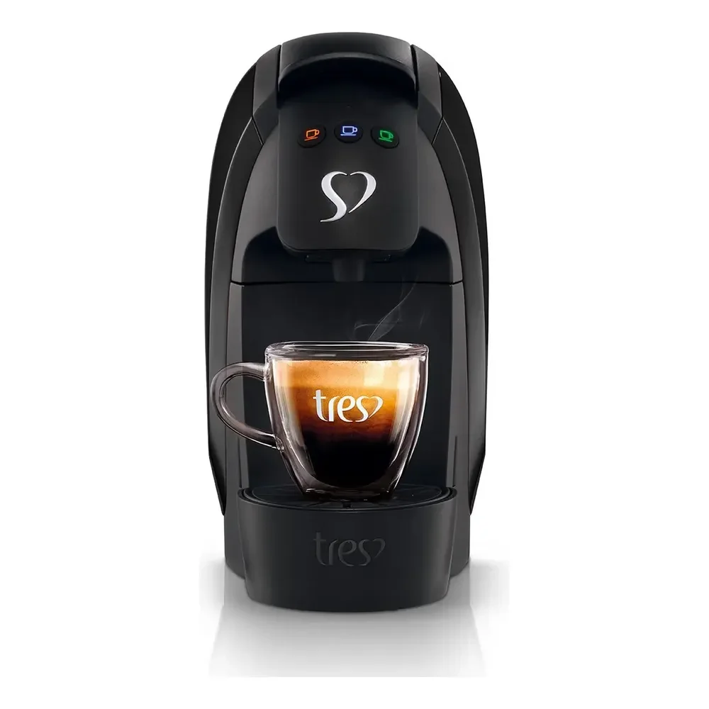Cafeteira Espresso Luna Preta - Tres 3 Corações Preto 220v