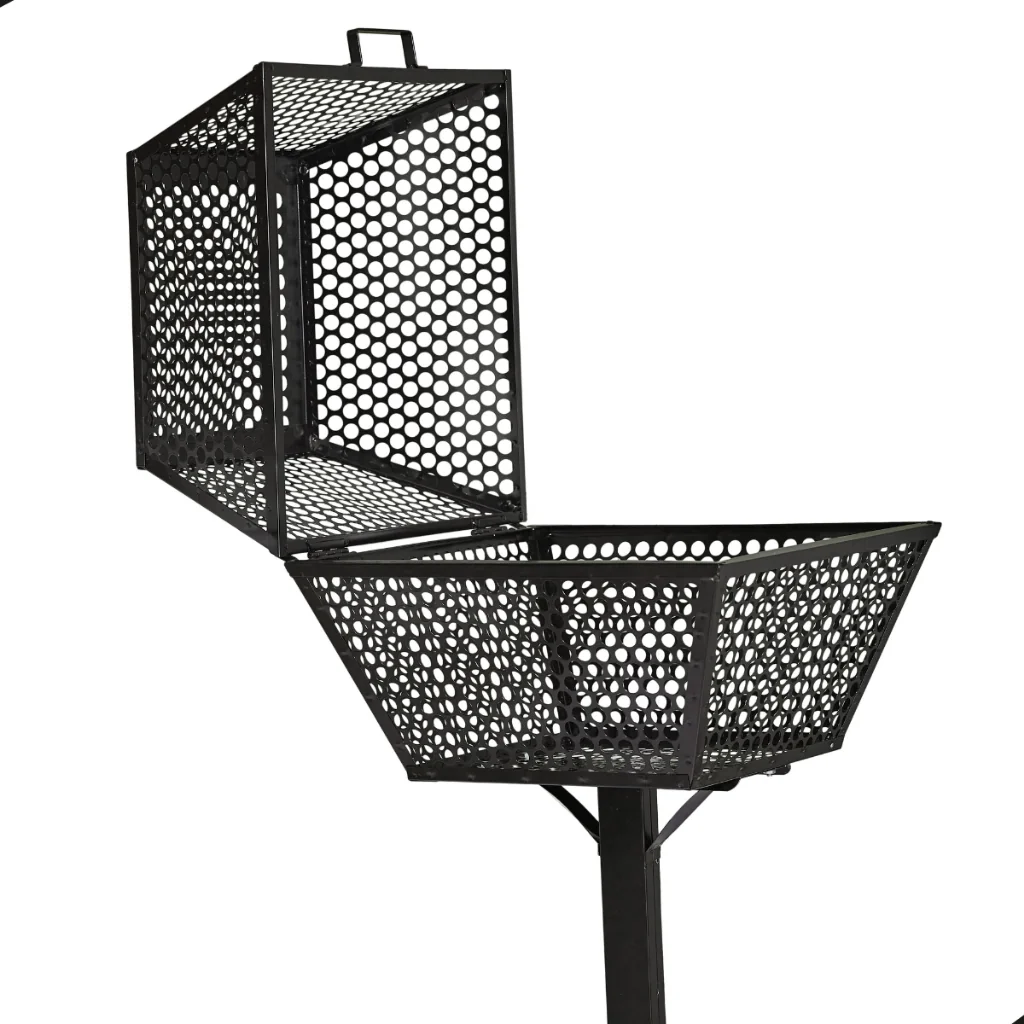 Lixeira De Calçada Externa Embutir Grande Tampa Resistente