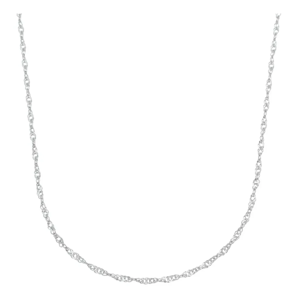🛍️Corrente Feminina Aço Inox Fininha Singapura 2mm 60cm