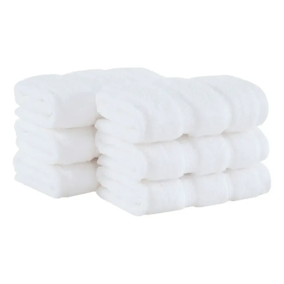 Kit 6 Peças Toalha Lavabo Buddemeyer Vision Dual Air Branco Branco
