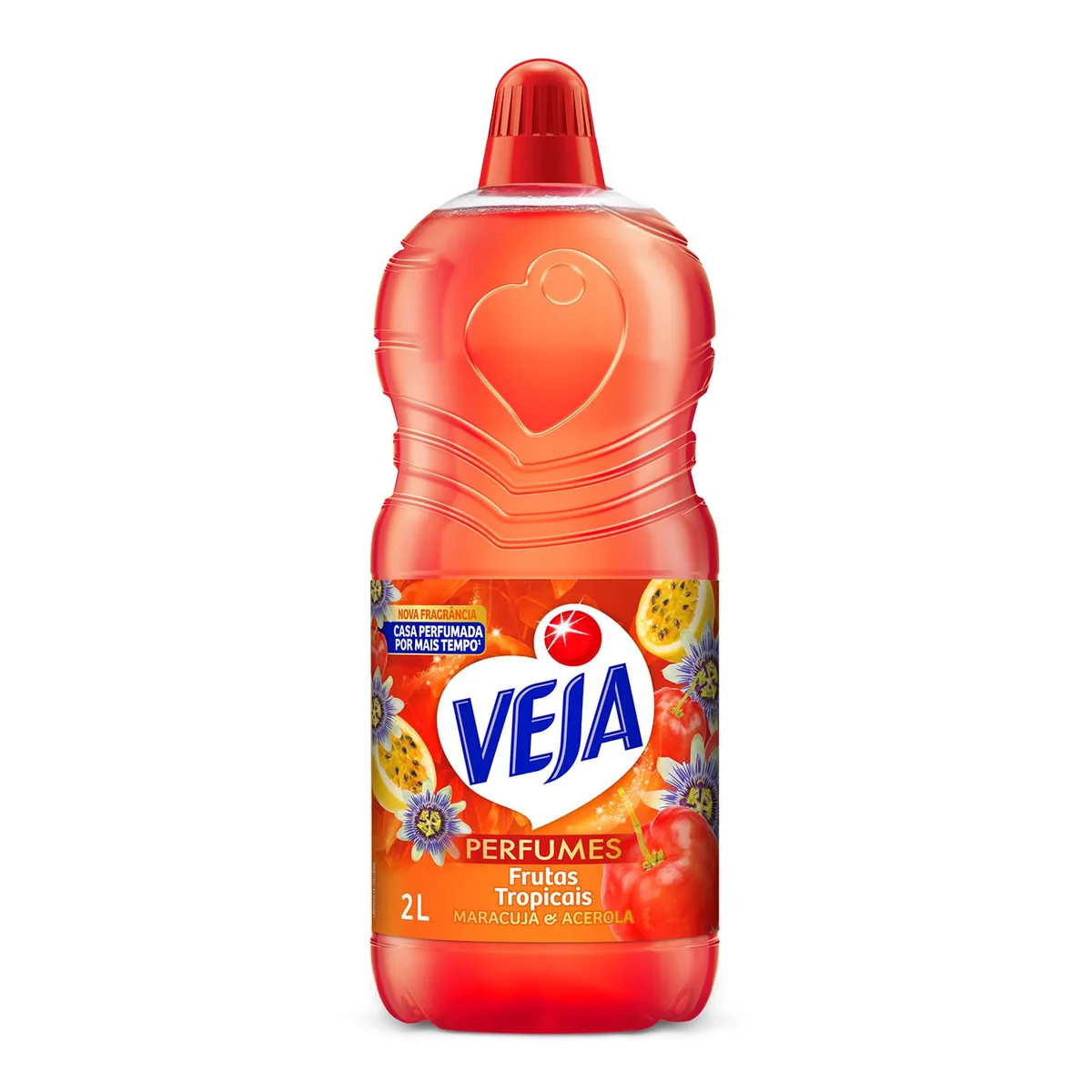 Limpador Perfumado Veja Tulipa da Holanda - 2L, Veja, Coral