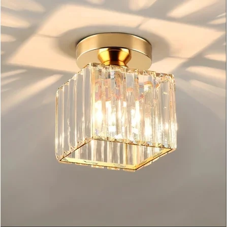Lustre de cristal minimalista Iluminação residencial Quarto Sala de estar Sala de jantar