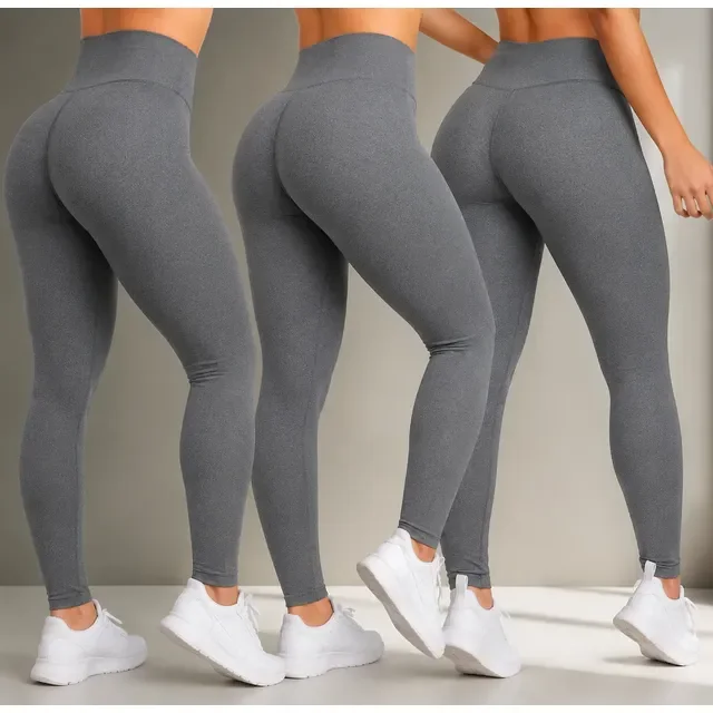 🛍️Kit 3 Calças Feminina Legging Grossa Para Academia Cós Alto