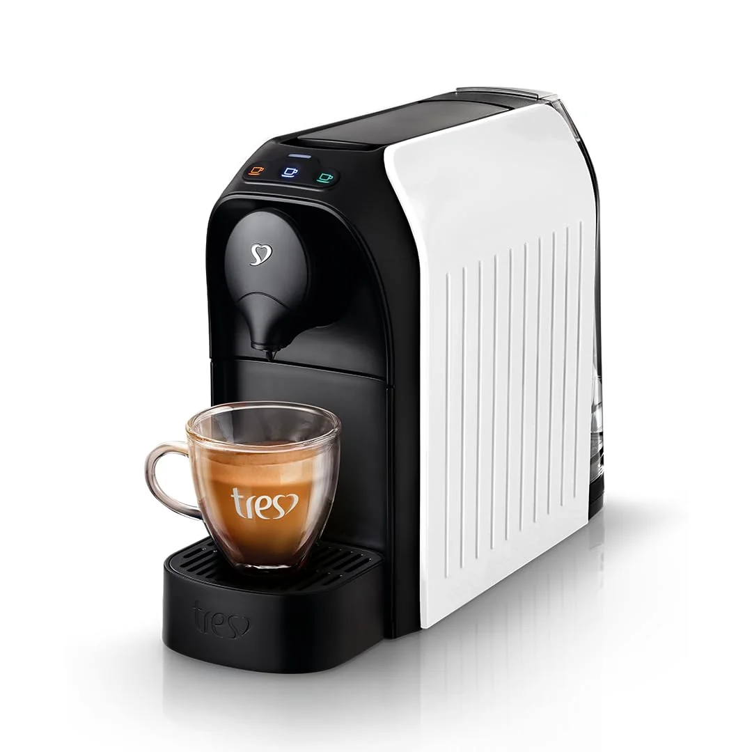 3 Corações TRES Cafeteira Espresso e Multibebida Passione Branca - 220V