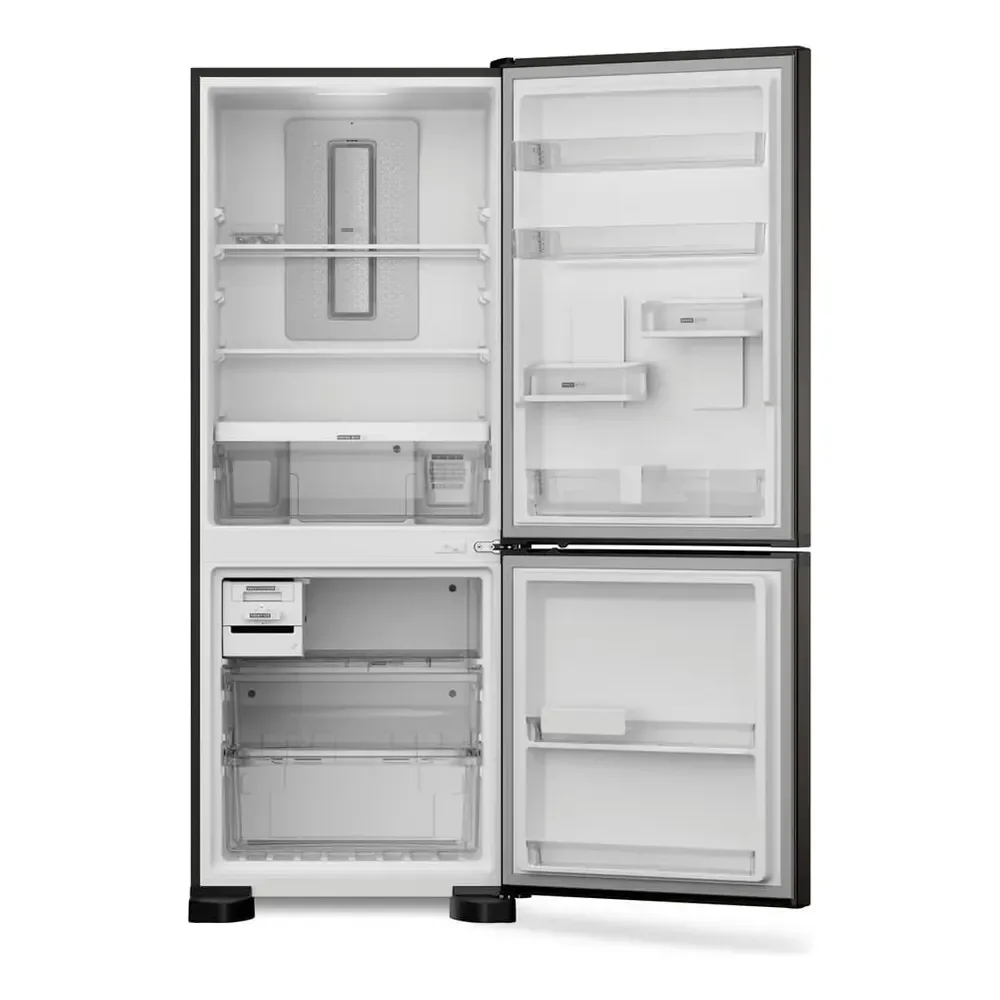 Geladeira Brastemp Ff Inverse 447l Black Inox - Bre57fe 220v