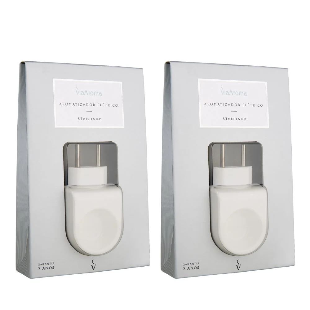 Kit 2 Aromatizadores Elétricos Standard - Via Aroma 