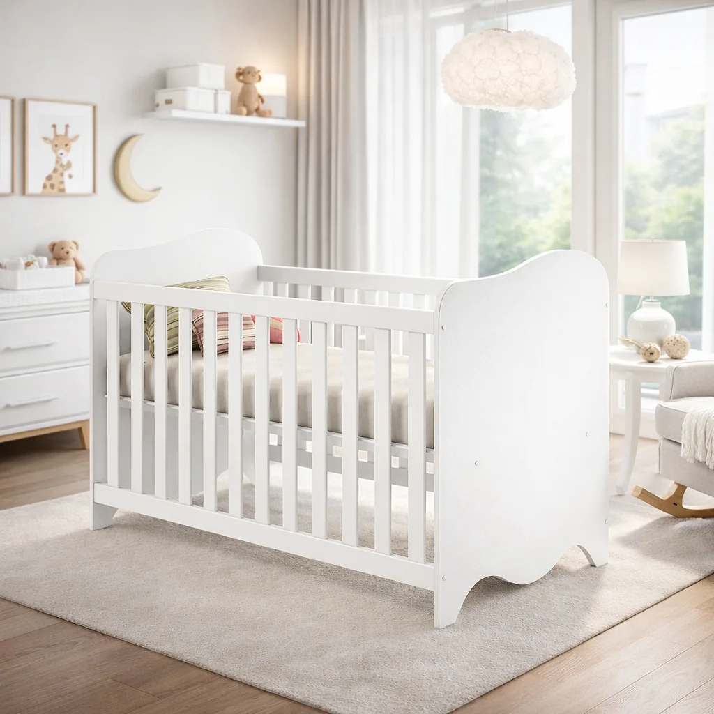 🛍️ Berço Cama Mini Infantil Com Colchão Incluso Multifuncional 2 Em 1 Grade Segurança Compacto 110x60cm