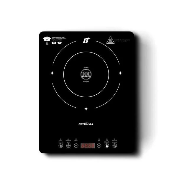 Cooktop de Indução Britânia 1 Boca BCT10A 110V