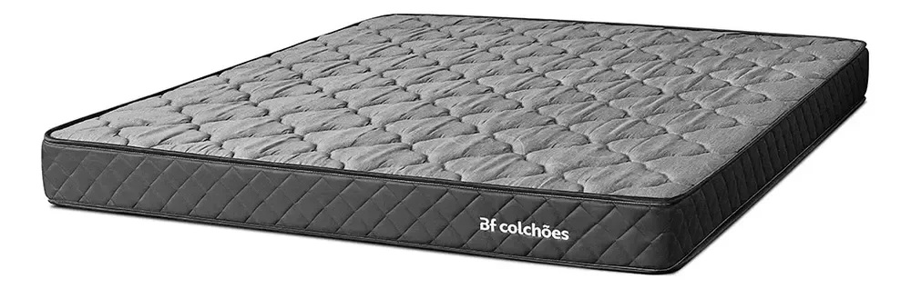 Colchão Casal Ortopédico Espuma D45 Extra Firme 138x188x17cm BF Colchões