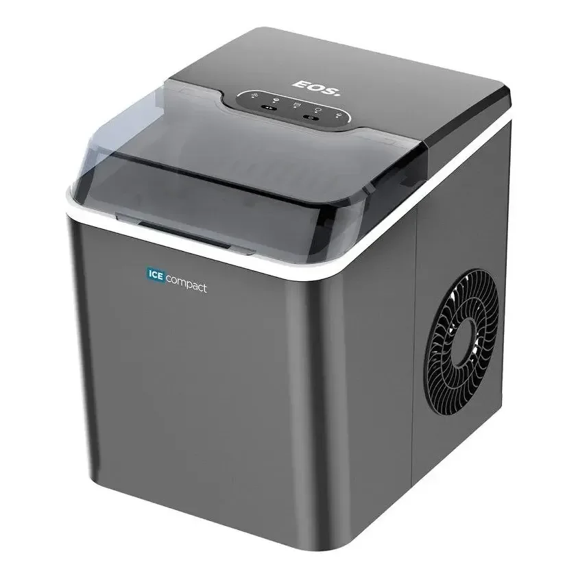 Máquina De Gelo 12 Kg Inox Ice Compact - Emg04 Eos 220v Cinza