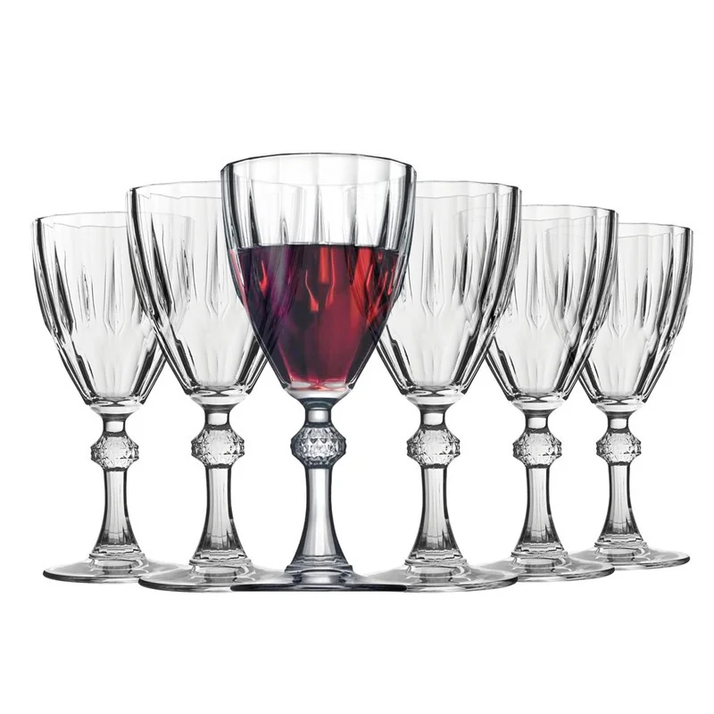 Jogo 6 Taças Vidro Para Bebidas Clear 200ml Verona