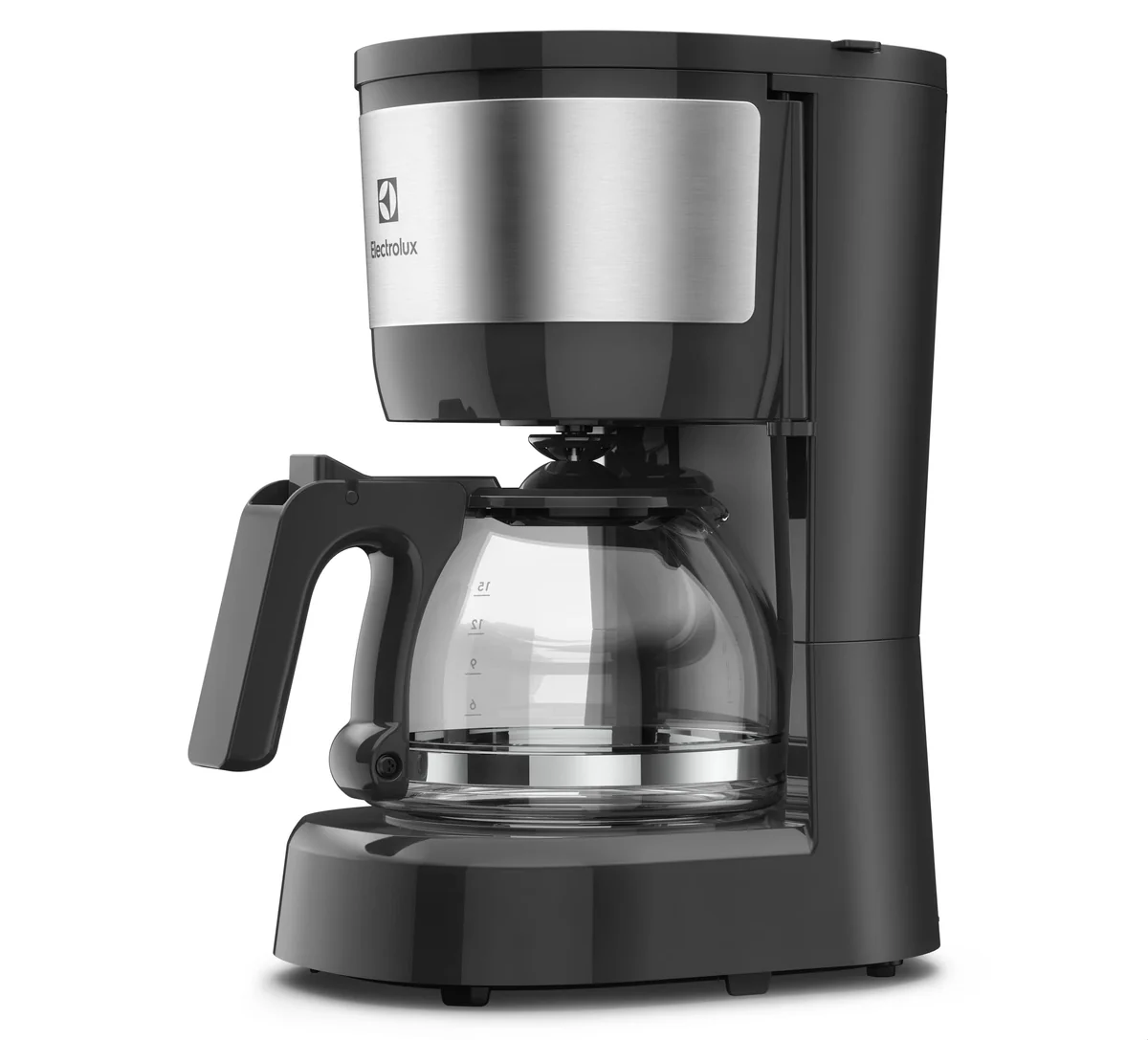 Cafeteira Elétrica Electrolux Inox, capacidade 600ml, 127v | 15 Xícaras, Filtro Permanente Removível, Corta Pingos, Função Manter Aquecido, Sistema ECM10
